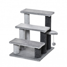 Aga Stepenice za mačke 48x40x45 cm Sive