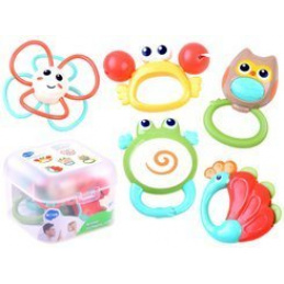 Set grizala za djecu 5 kom Životinje ZA3679