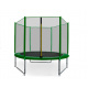Aga SPORT PRO Trampolin 220 cm Tamno Zelena + zaštitna mreža