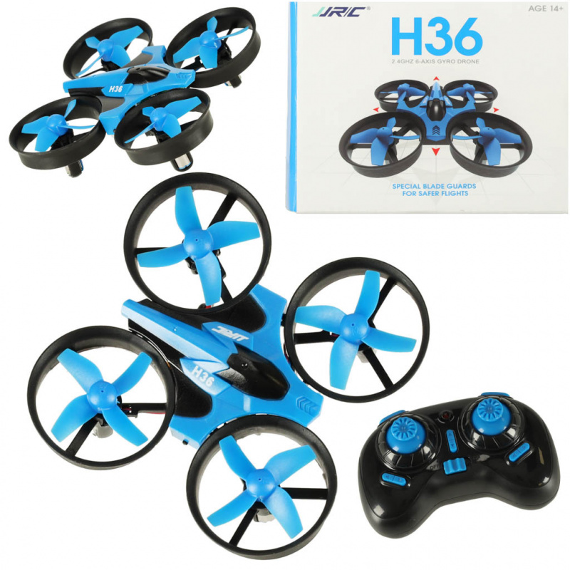 Aga RC Mini Dron JJRC H36 2.4GHz 4CH plava