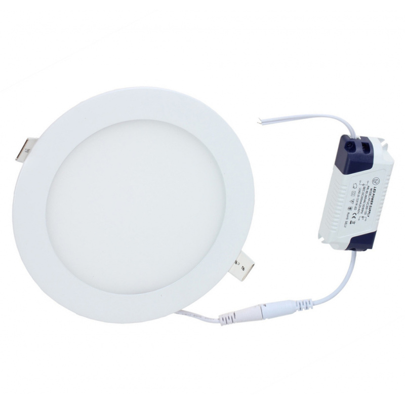 LED panel KRUŽNI ugradbeni BRGD0103 - 170x170x17mm - 12W - 230V - 860Lm - neutralno bijela