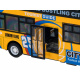 Metalni dvokatni autobus ZA2094 - žuti