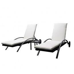 Aga Vrtni set ležaljki LOUNGE + stolić
