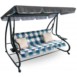 Aga Vrtna ljuljačka 2u1 GRANDLUX XXL Square zelena