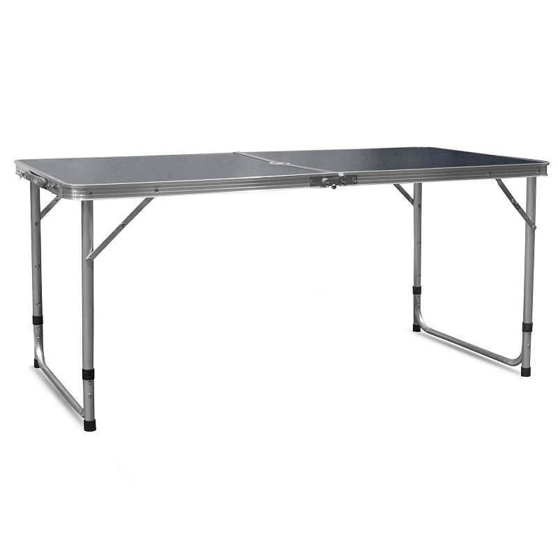 Aga Sklopivi kamping stol 120x60x54/60/70 cm Sivi