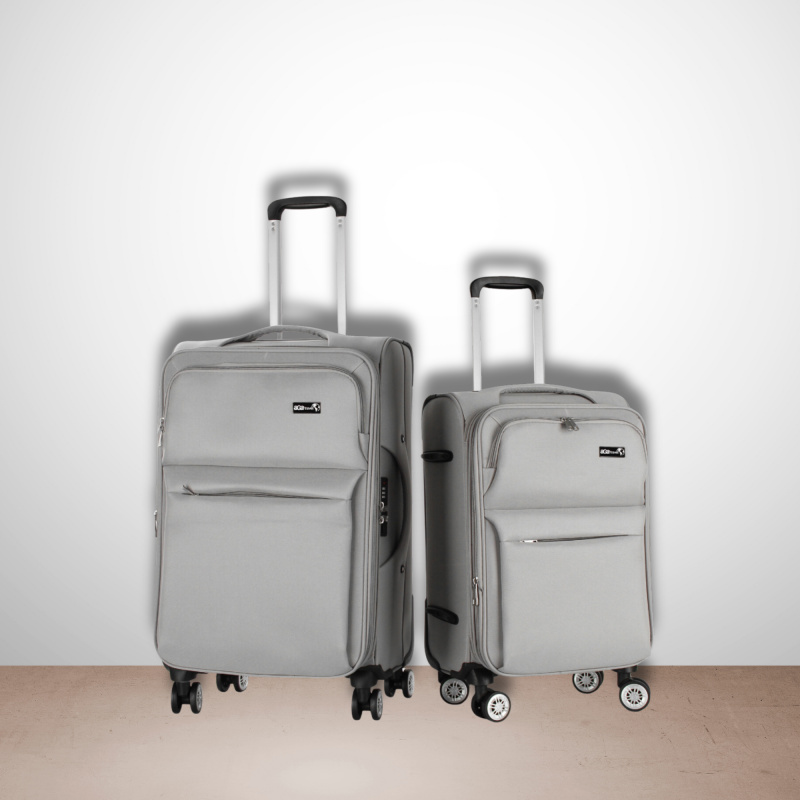 Aga Travel Sada cestovních kufrů Světle šedá 2CZ052 - 2.JAKOST