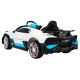 Bugatti Divo Dječji autić na baterije bijeli + daljinsko upravljanje + EVA + spori start + LED MP3