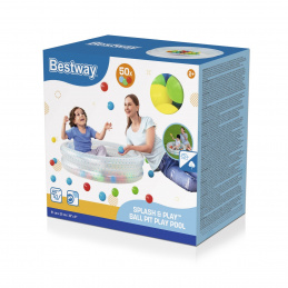 Plavi bazen 91x20cm + lopte BESTWAY