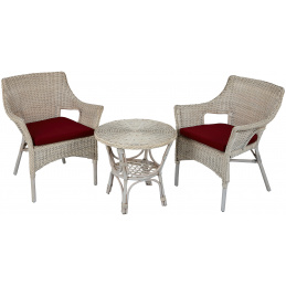 Aga Ratanov set LARUS White Maroon