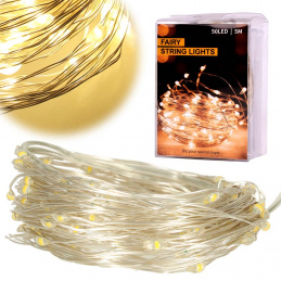 Aga LED Dekorativna Žica 5m 50 LED Topla bijela