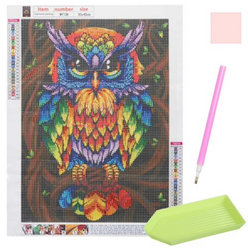 Malatec 17012 Dijamantno slikanje 5D - Sova