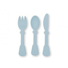 Set dječjeg pribora od bioplastike BAMBOOM Plavi