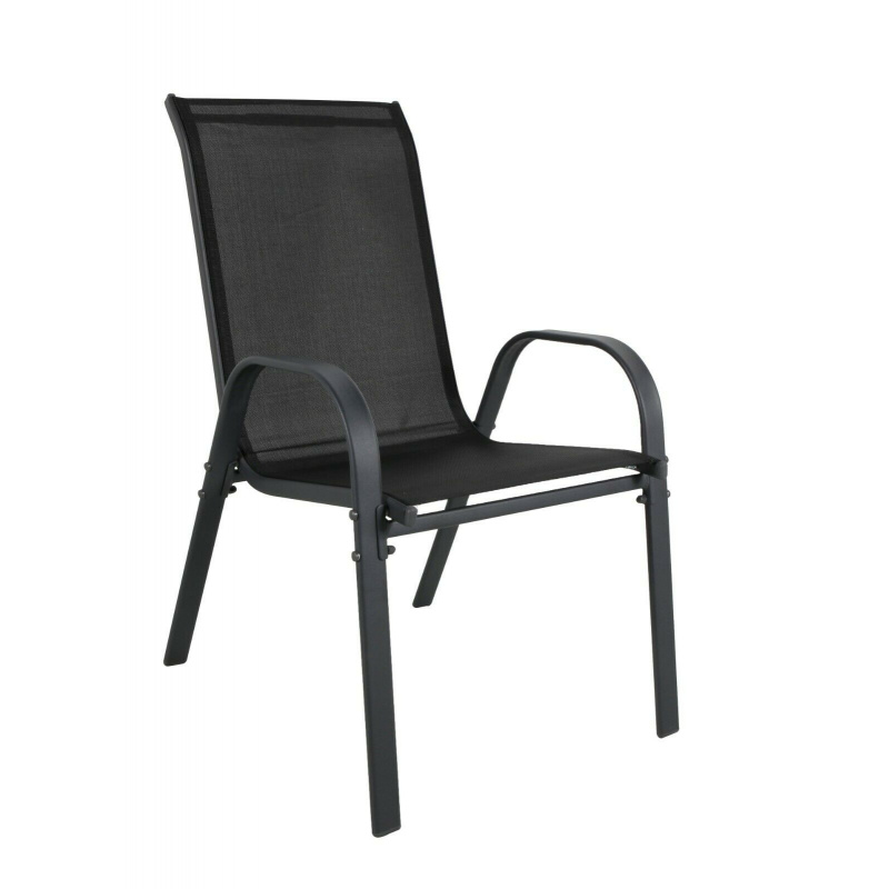 Linder Exclusiv Vrtna stolica STAPEL MC330880 Crna