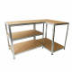 Linder Exclusiv Metalna polica 180x100x60 cm 5 polica