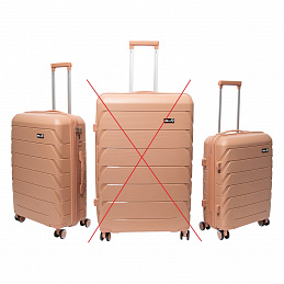 Aga Travel Set putnih kofera puderasto ružičasta, vel. M + S, 6CZ017 - II. KLASA
