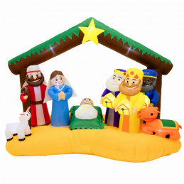 Napuhana božićna jaslica dekoracija