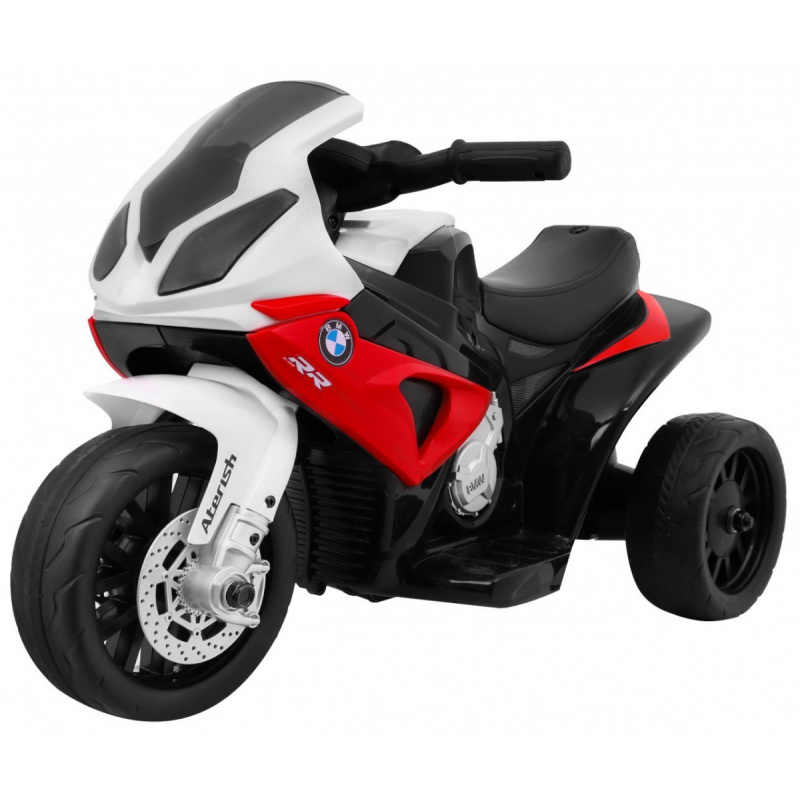 BMW S1000 RR Mini motor na baterije za djecu Crvena + 3 kotača + zvukovi + LED dioda