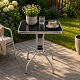 Aga Vrtni stol BISTRO MR6173-Siva 60x60x70 cm