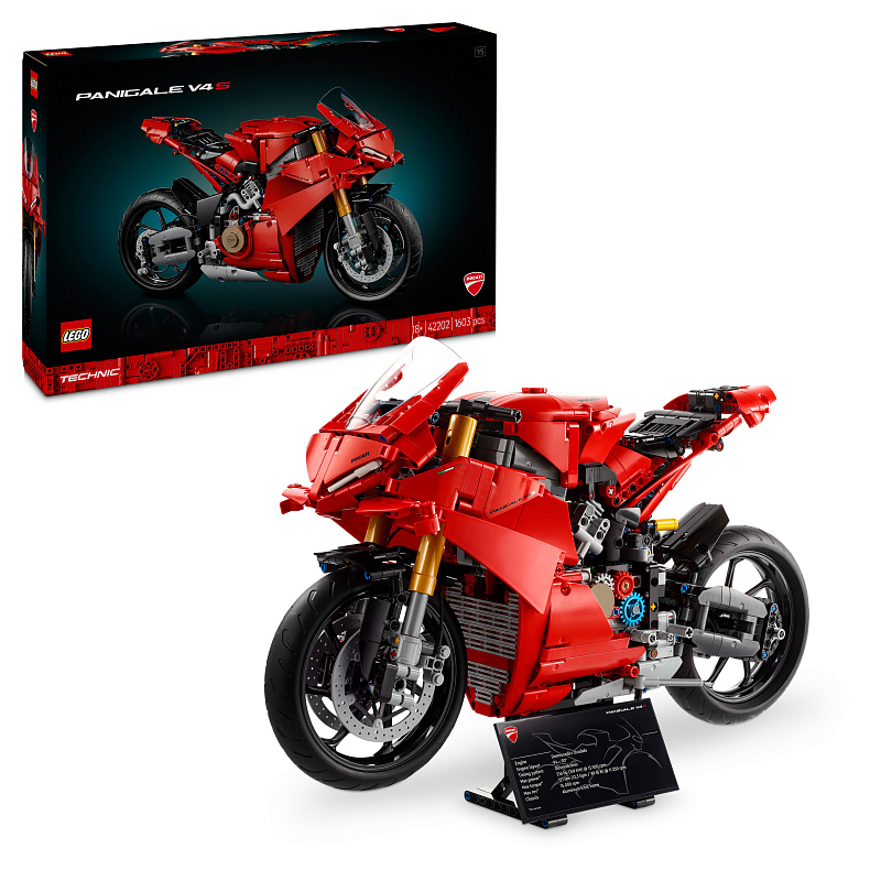LEGO® Technic Motocikl Ducati Panigale V4 S, komplet za slaganje modela 42202