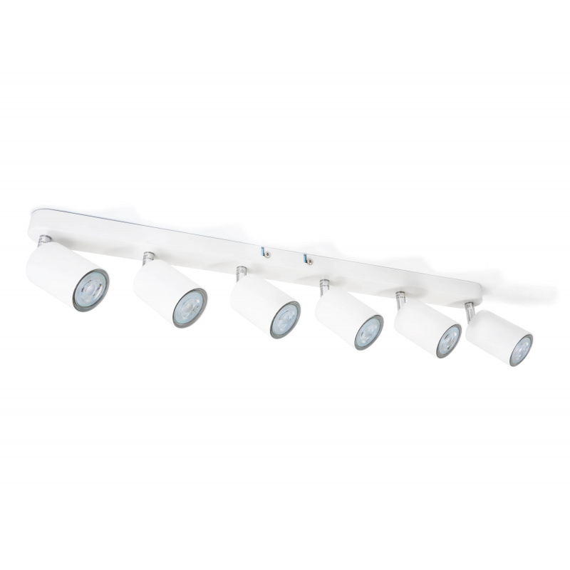 Stropna LED reflektorska svjetiljka VIKI 6x GU10 bijela