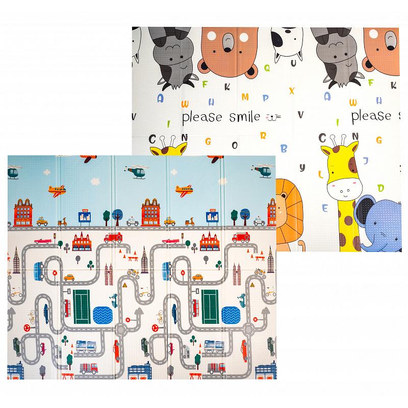 Aga4Kids Dječja sklopiva pjenasta podloga 200x180 cm 6DZ123 - II. KVALITETA