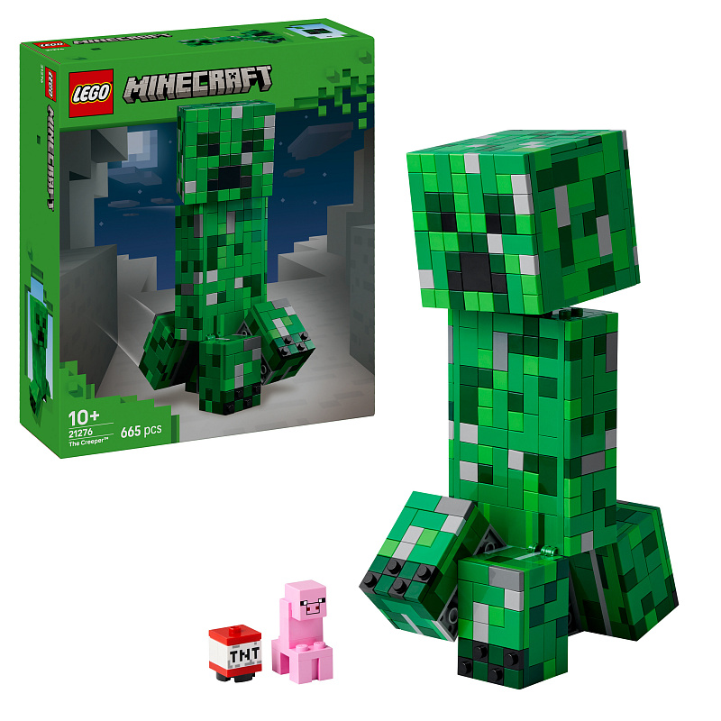 LEGO® Minecraft® Creeper™, ukras iz videoigre i složiva akcijska figura 21276