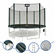 Aga SPORT PRO Trampolin 430 cm Tamno zelena + zaštitna mreža + ljestve + džep za obuću