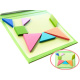 Aga Dječje magnetske 3D puzzle - Tangram blokovi