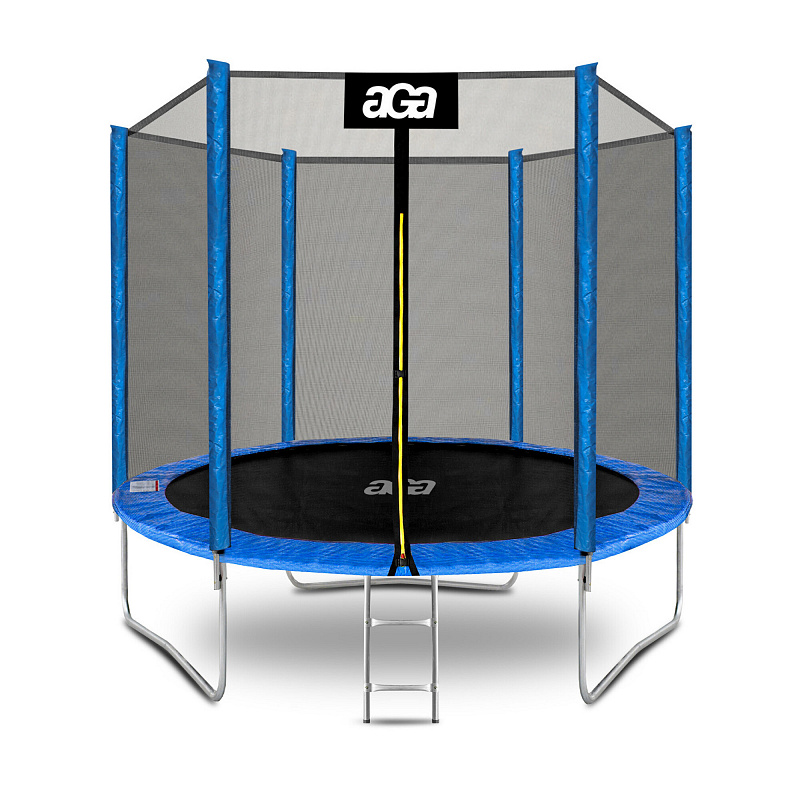 Aga SPORT TOP Trampolin 250 cm Plava + zaštitna mreža + ljestve