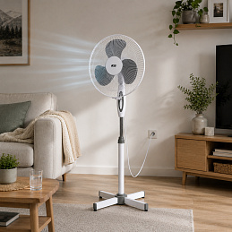 Aga kućni ventilator 43 cm Bijeli - VENBILY - II. KLASA
