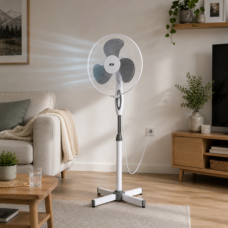 Aga kućni ventilator 43 cm Bijeli - VENBILY - II. KLASA