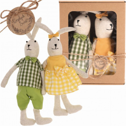 Par zečića za Uskrs u ukrasnom pakiranju