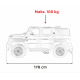 Vozilo Mercedes Benz MAYBACH G650 Crveni