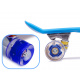 Aga Frisbee skateboard LED kotači plavi