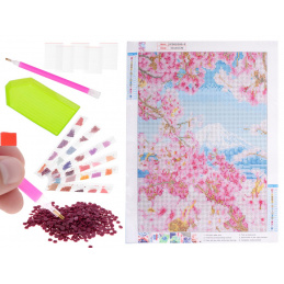 Aga Sada mozaika s dijamantnim vezom 5D Trešnjin cvijet