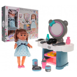 Lutka Kinga s Toaletnim Stolom + Pribor