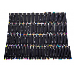 Aga Obostrani alkoholni flomasteri u kovčegu 168 komada