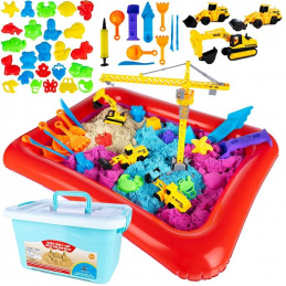 B29B1 KINETIČKI PIJESAK 4KG 31 ELEM. DIZALICA BAGER