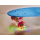 Aga Frisbee skateboard LED kotači plavi