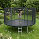 Aga SPORT PRO Trampolin 366 cm Tamno zelena + zaštitna mreža + ljestve