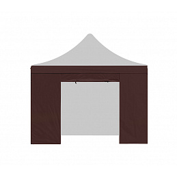 Aga Bočne stranice s vratima POP UP 3x3 m Smeđa
