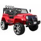Terensko vozilo Raptor Drifter Red + Daljinski upravljač + Pogon 4x4 + Prostor za pohranu + Spori start + MP3 LED dioda
