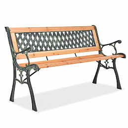 Aga vrtna klupa 125x52x74 cm 6DAZ558 - II. KLASA
