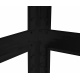 Aga Metalna polica 180x90x40 cm 5 polica Crna