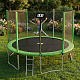 Aga SPORT PRO Trampolin 430 cm Svijetlo zelena + zaštitna mreža + ljestve + džep za obuću