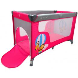 R- Sport Sklopivi putni krevetić K2 Ružičasta