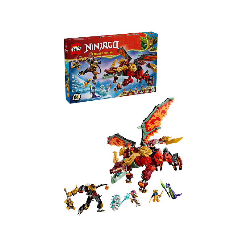 LEGO® NINJAGO 71868 Wyldfyrein transformirajući mehanički zmaj