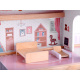 Drvena vila za lutke u Boho stilu s LED svjetlima ZA4131