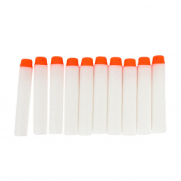 Aga4Kids Zamjenski meci za pištolj fluorescentni 7 cm 10 kom