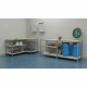 Linder Exclusiv Metalna polica 180x100x60 cm 5 polica